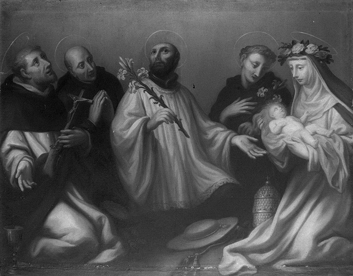 San Tommaso d'Aquino, San Bonaventura, San Francesco Saverio, Sant'Antonioda Padova e Santa Rosa da Lima - Chiesa di santo Spirito, Firenze